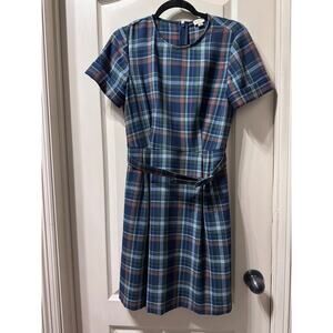 Cremieux size 4 tartan patterned light weight dress size 4